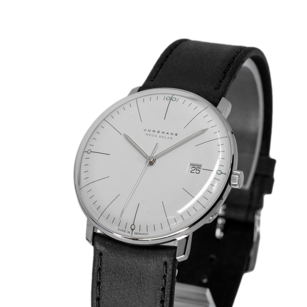 Junghans Men's 59/2020.02 Max Bill MEGA 38mm Solar..
