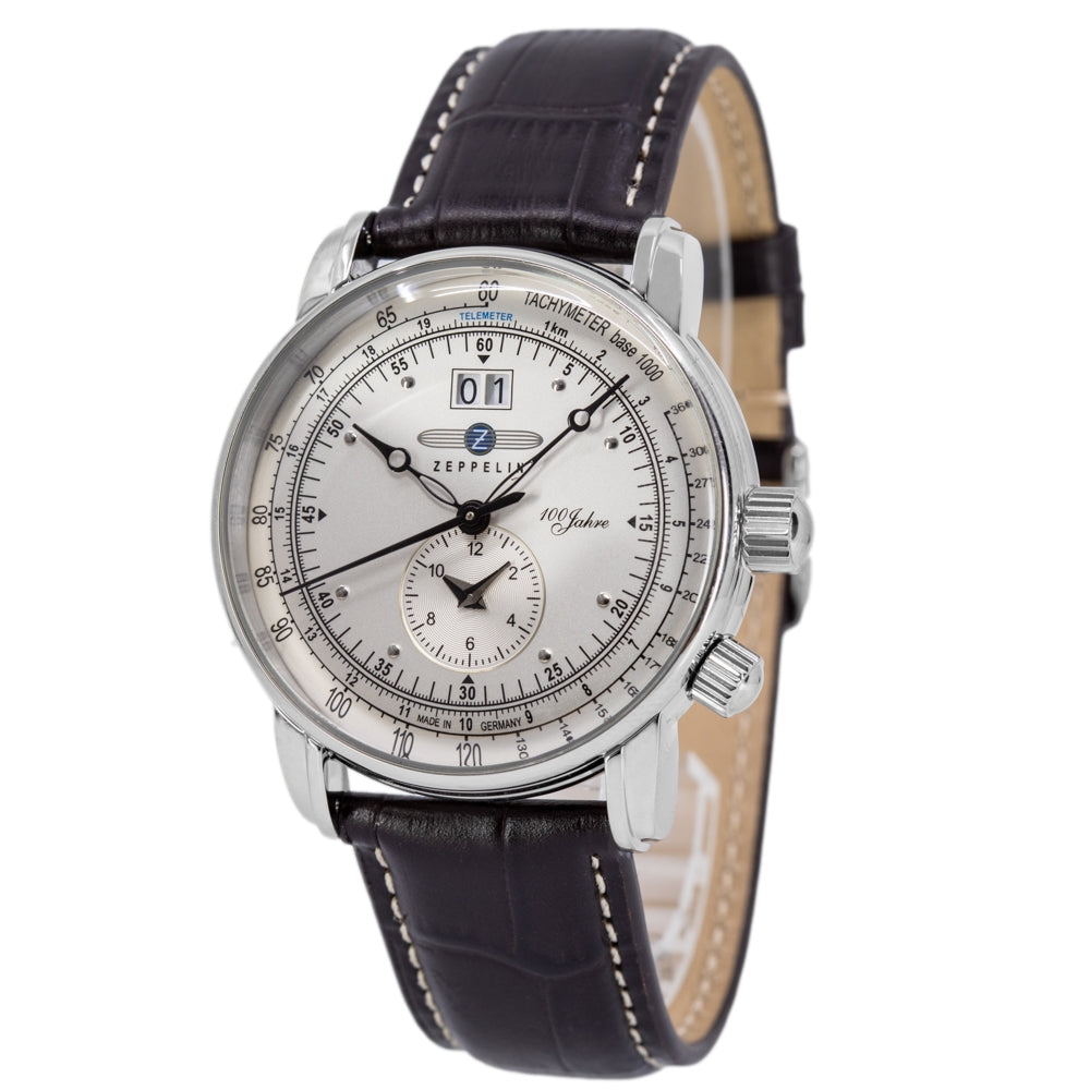Zeppelin Men's 76401 Dual Time Big Date 42mm Quartz