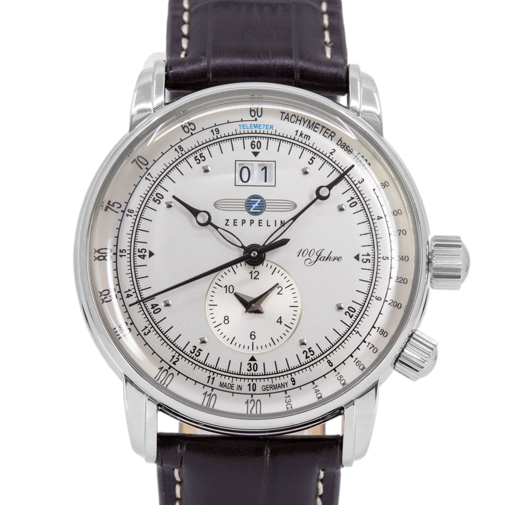 Zeppelin Men's 76401 Dual Time Big Date 42mm Quartz