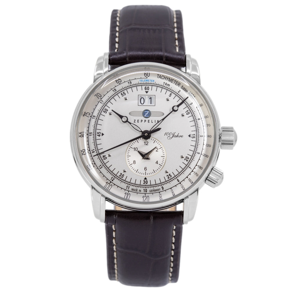 Zeppelin Men's 7640-1 100 Years Zeppelin Dual Time Quartz