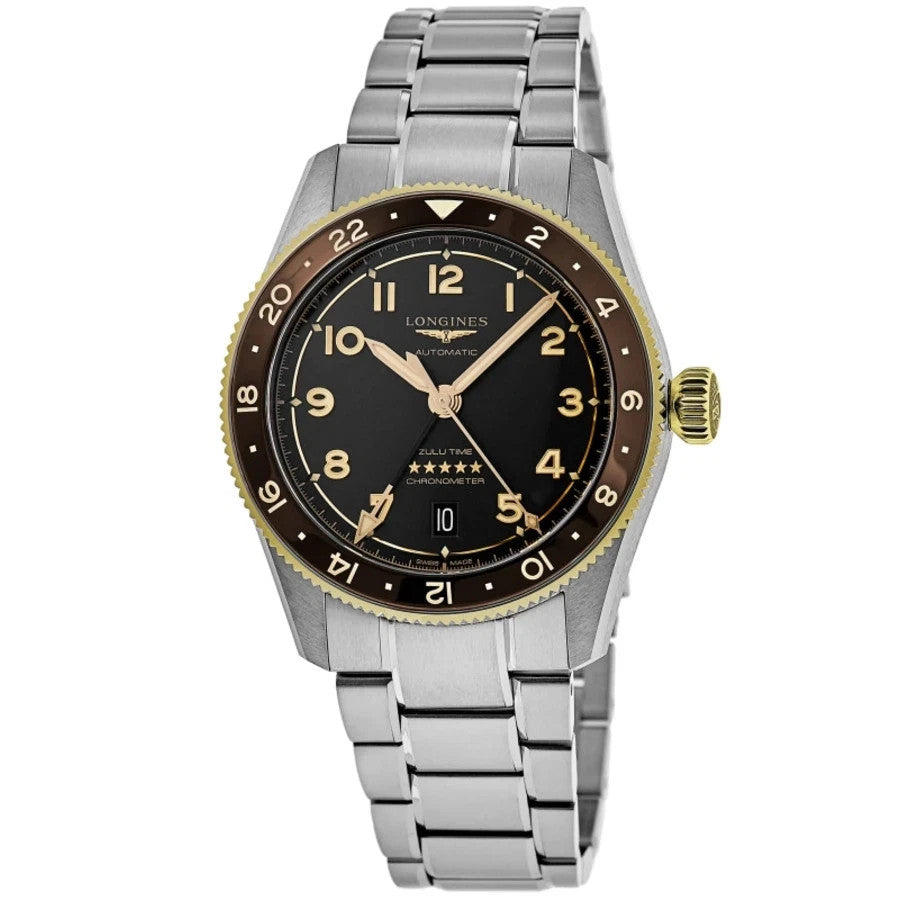 Longines L3.812.5.53.6 Spirit Zulu Time Automatic Zulu Time Men's Watc