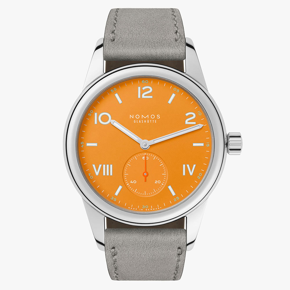 Nomos Men's 710 Club Campus Future Orange Manual Watch