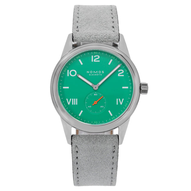 NOMOS Men's 715 Club Campus Electric Green Manual Winding