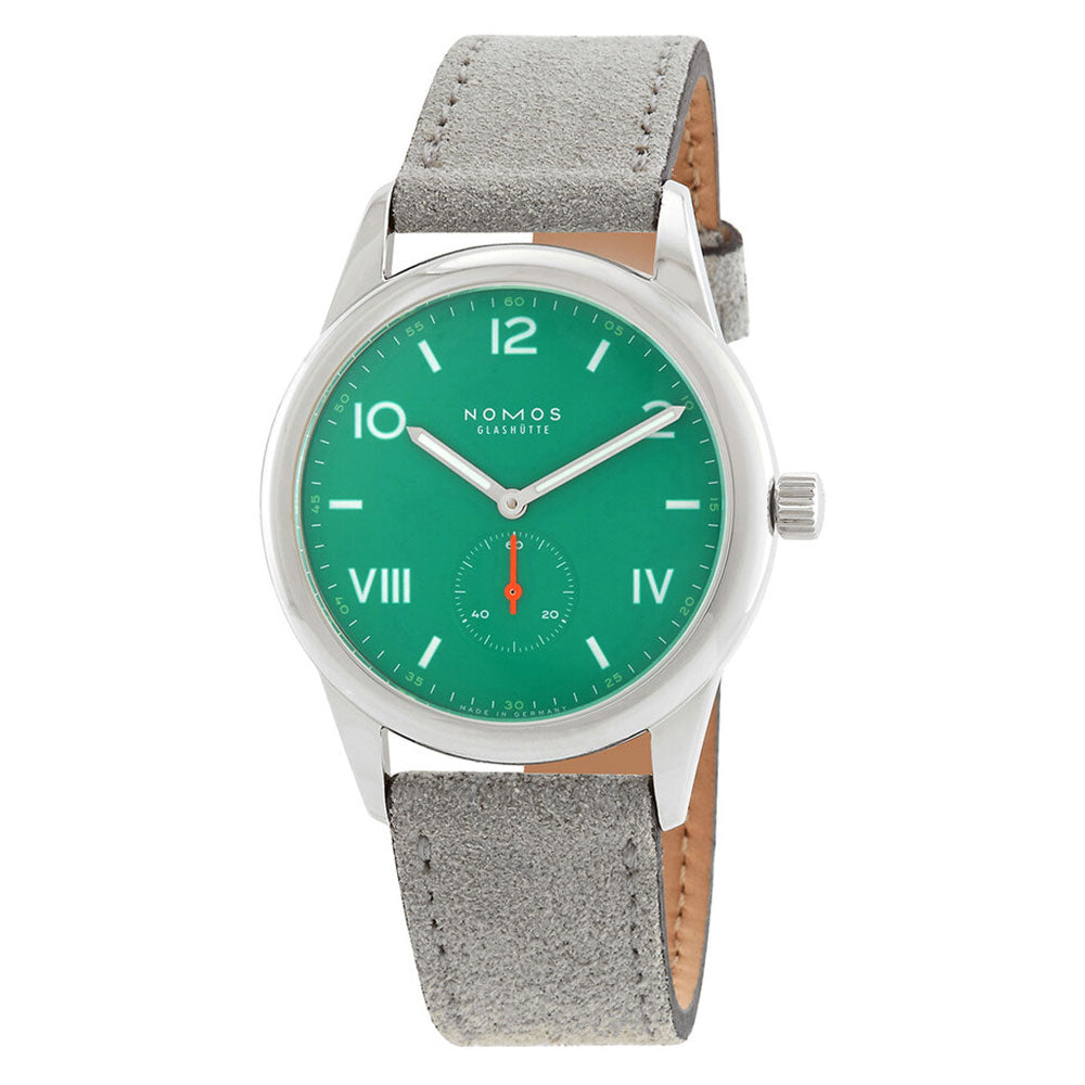 Nomos Men's 726 Club Campus 38 Electric Green Manual Watch