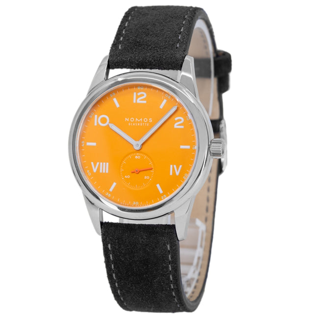 Nomos Men's 729 Club Campus 38 Future Orange Manual