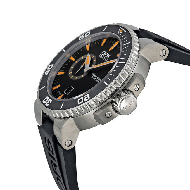 Oris 01 743 7673 4159-07 4 26 34EB Aquis Black Dial Auto