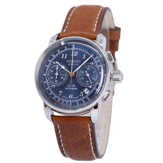 Zeppelin Men's 7614-3 LZ126 Los Angeles Quartz Chronograph