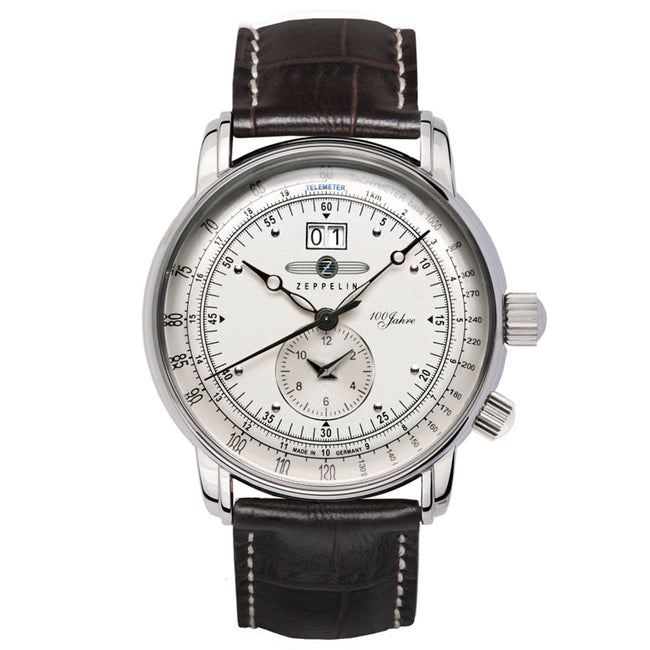 Zeppelin Men's 76401 Dual Time Big Date 42mm Quartz