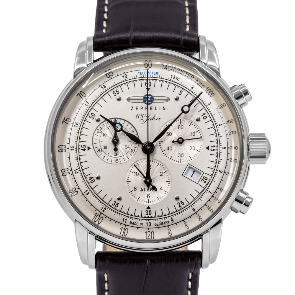 Zeppelin 7680-1 100 Years Zeppelin 42mm Quartz Chronograph