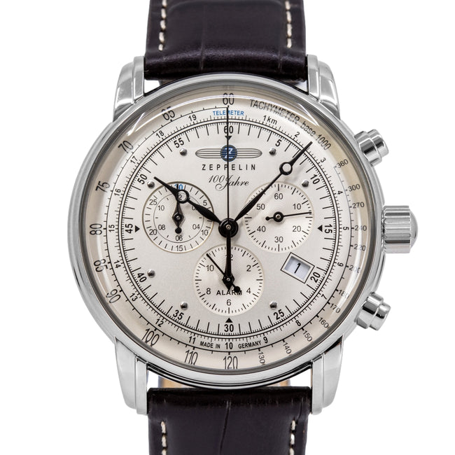 Zeppelin 7680-1 100 Years Zeppelin 42mm Quartz Chronograph