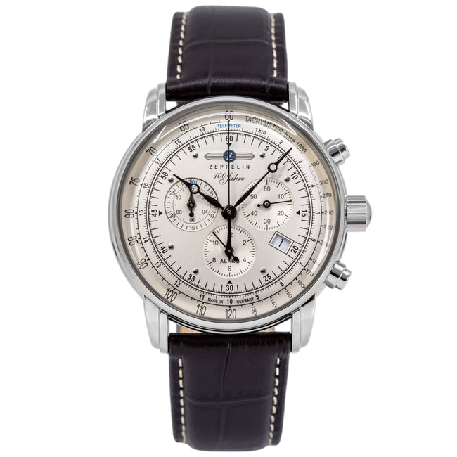 Zeppelin 7680-1 100 Years Zeppelin 42mm Quartz Chronograph