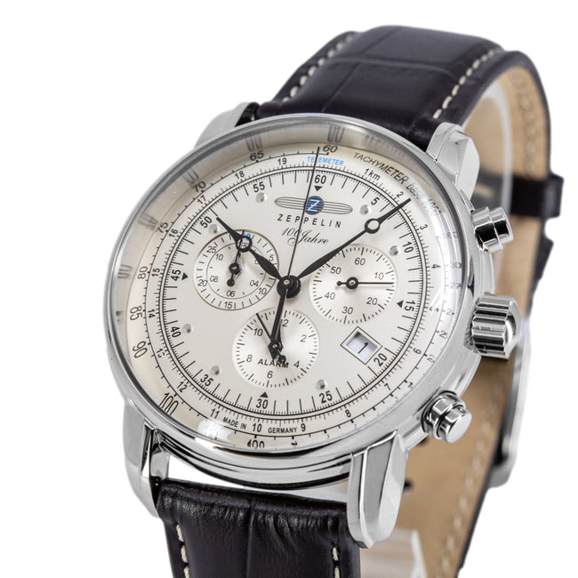 Zeppelin 7680-1 100 Years Zeppelin 42mm Quartz Chronograph
