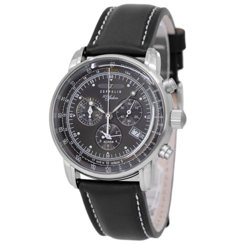 Zeppelin 7680-2 100 Years Zeppelin 42mm Quartz Chronograph