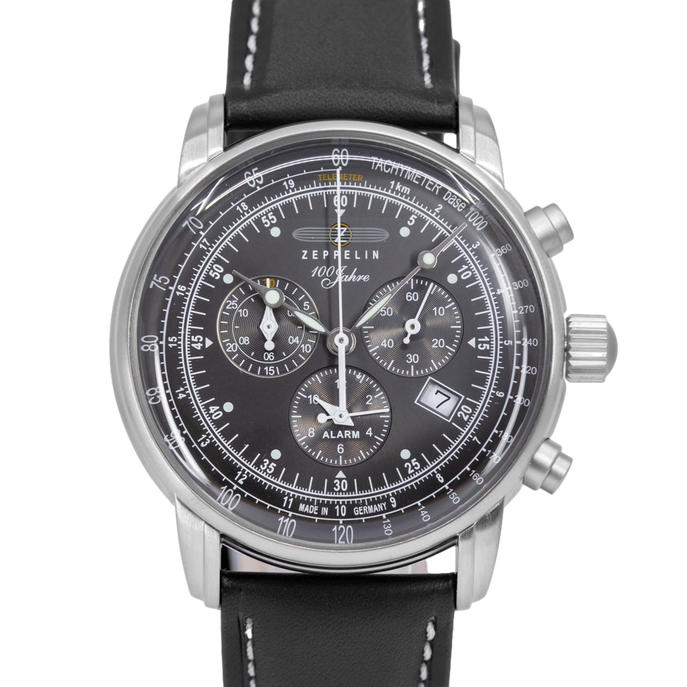 Zeppelin 7680-2 100 Years Zeppelin 42mm Quartz Chronograph