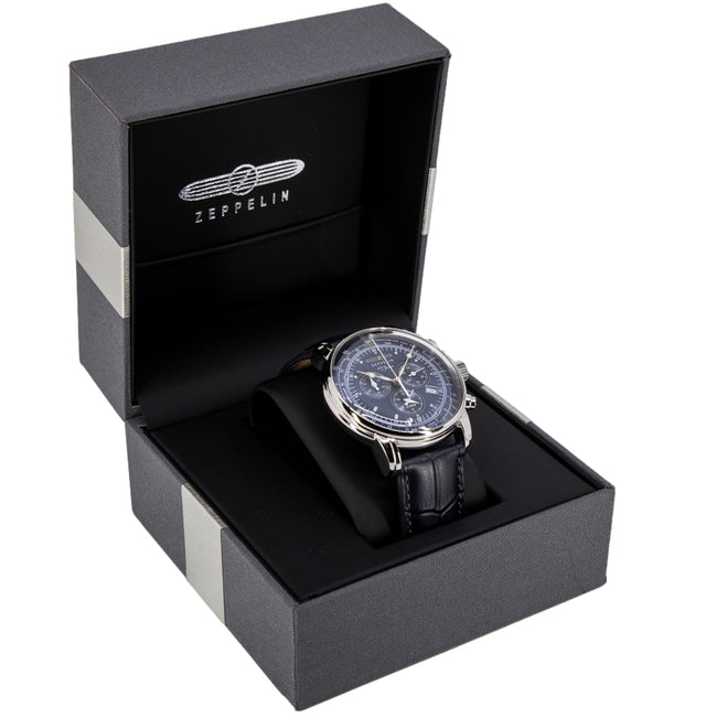 Zeppelin 7680-3 100 Years Zeppelin 42mm Quartz Chronograph