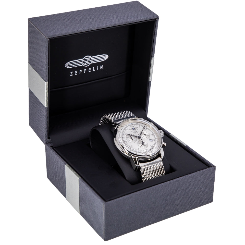 Zeppelin Men's 7680M-1 100 Years Zeppelin 42mm Quartz Chrono