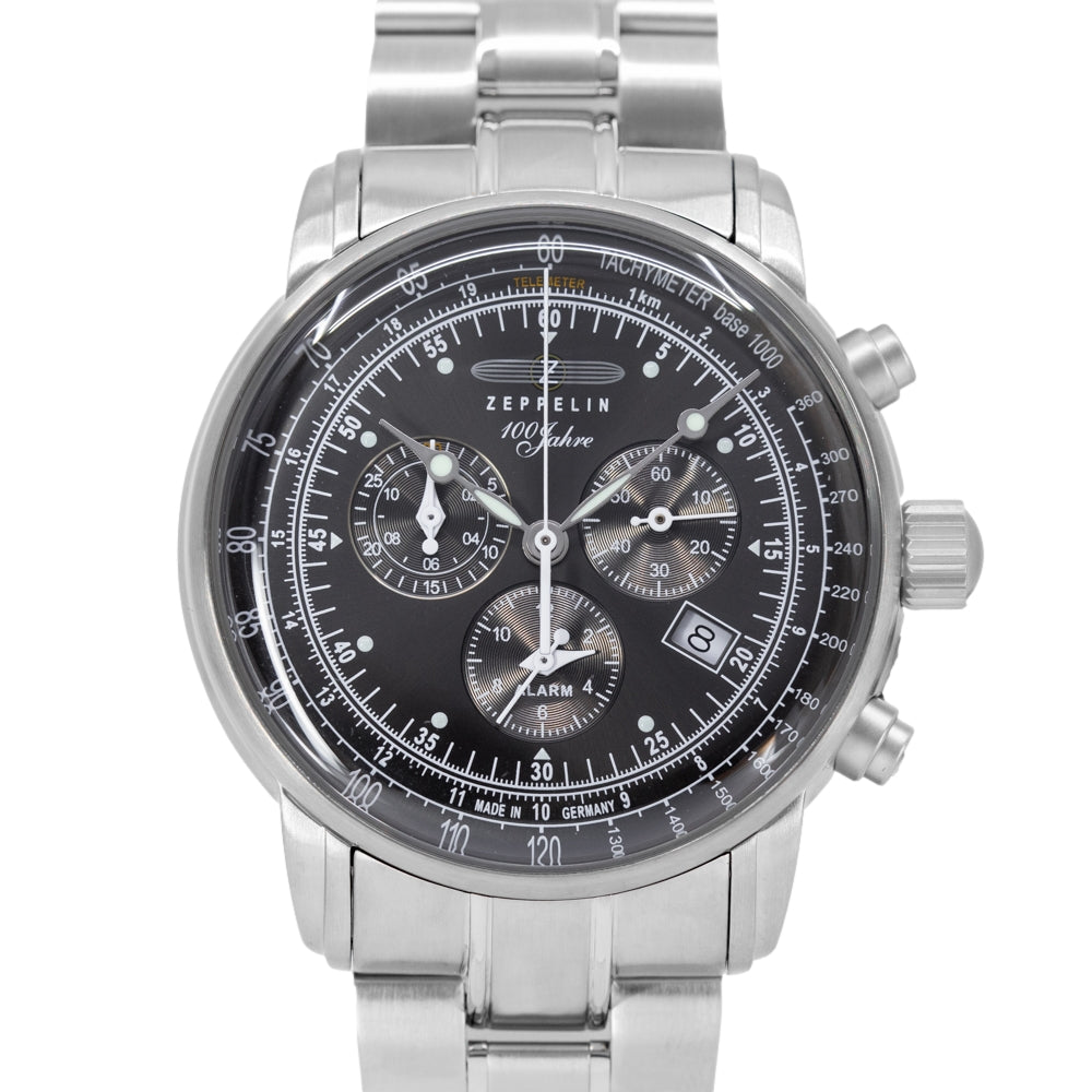 Zeppelin 7680MB-2 100 Years Zeppelin 42mm Quartz Chronograph