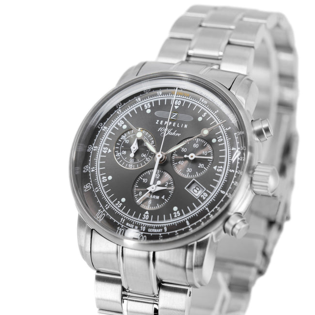 Zeppelin 7680MB-2 100 Years Zeppelin 42mm Quartz Chronograph