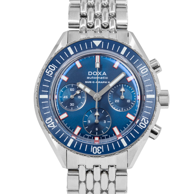 Doxa Men's 797.10.201.10 SUB 200 C-Graph II Blue Dial Auto