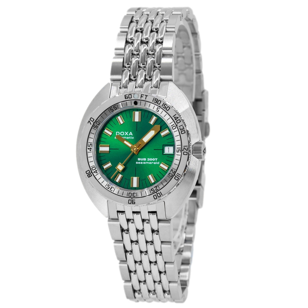 804.10.131S.10-Doxa Men's 804.10.131S.10 SUB 200T Sea Emerald Auto