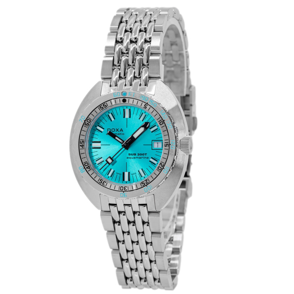 804.10.241S.10- Doxa Men's 804.10.241S.10 Sub 200T Aquamarine Auto