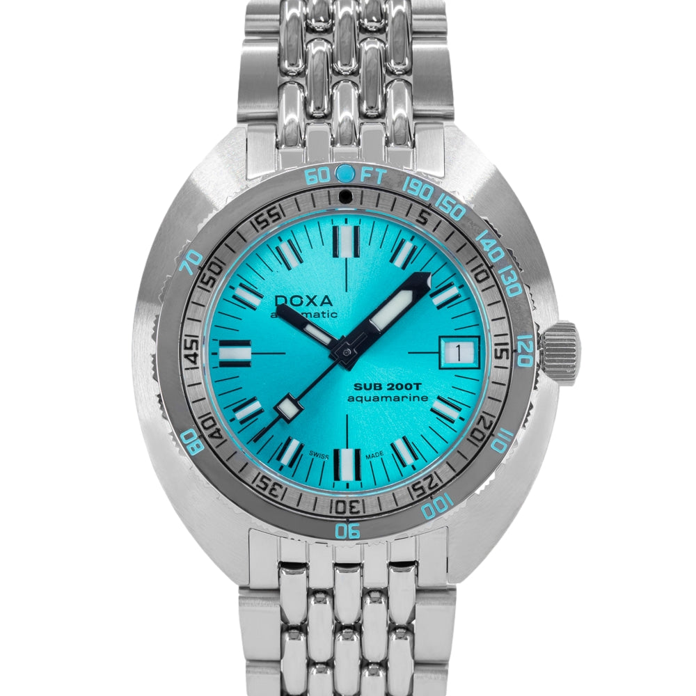 Doxa Men's 804.10.241S.10 Sub 200T Aquamarine Auto