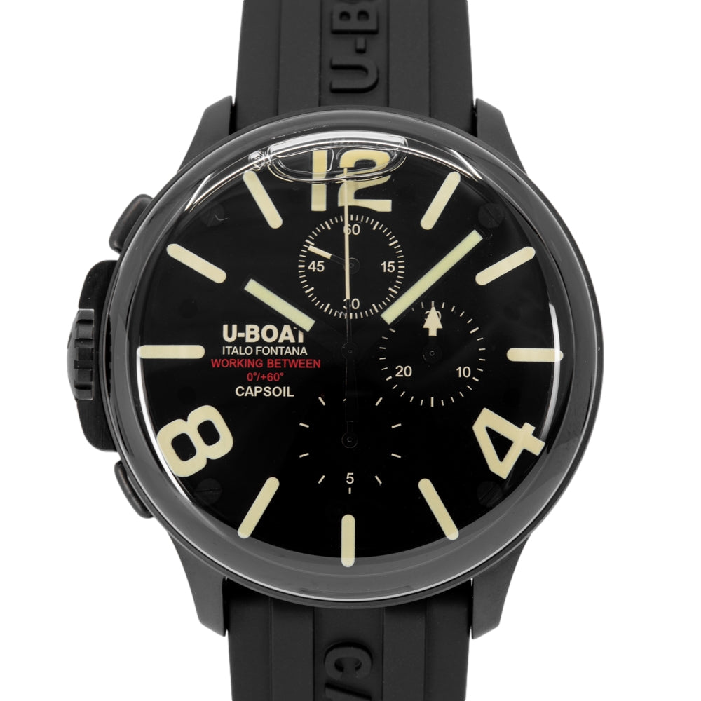U-Boat Herrenuhr 8108 Capsoil Chrono DLC