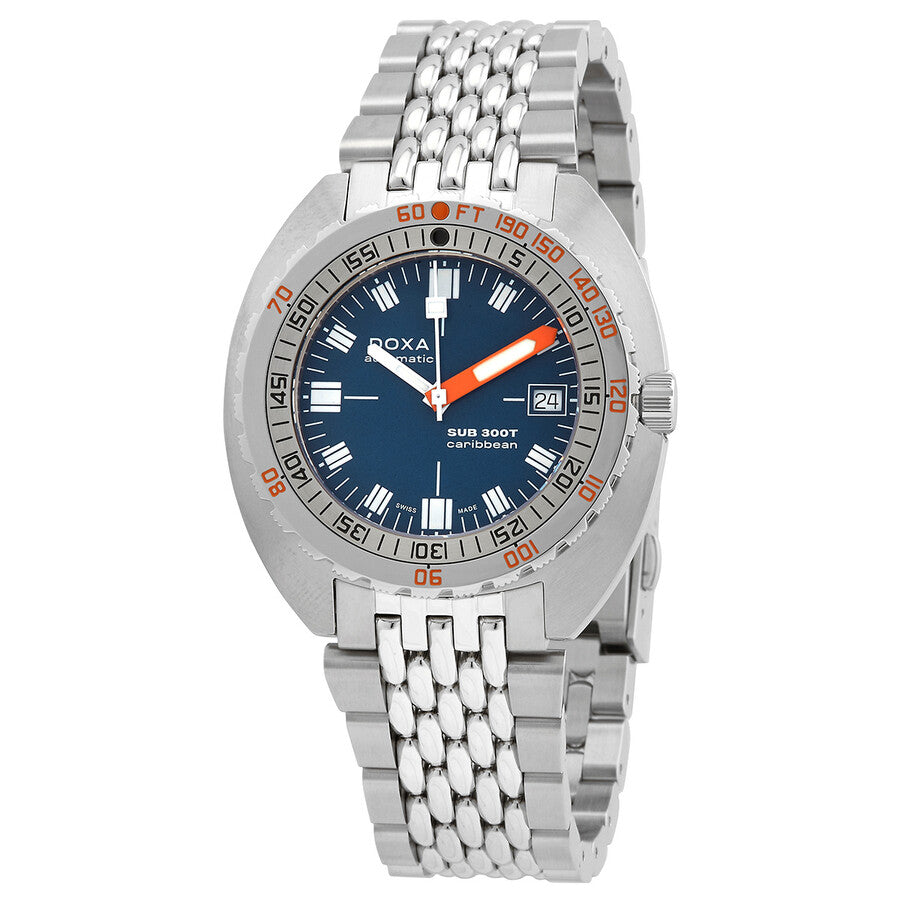 Doxa Men's 840.10.201.10  Sub 300T Caribbean Automatic Blue