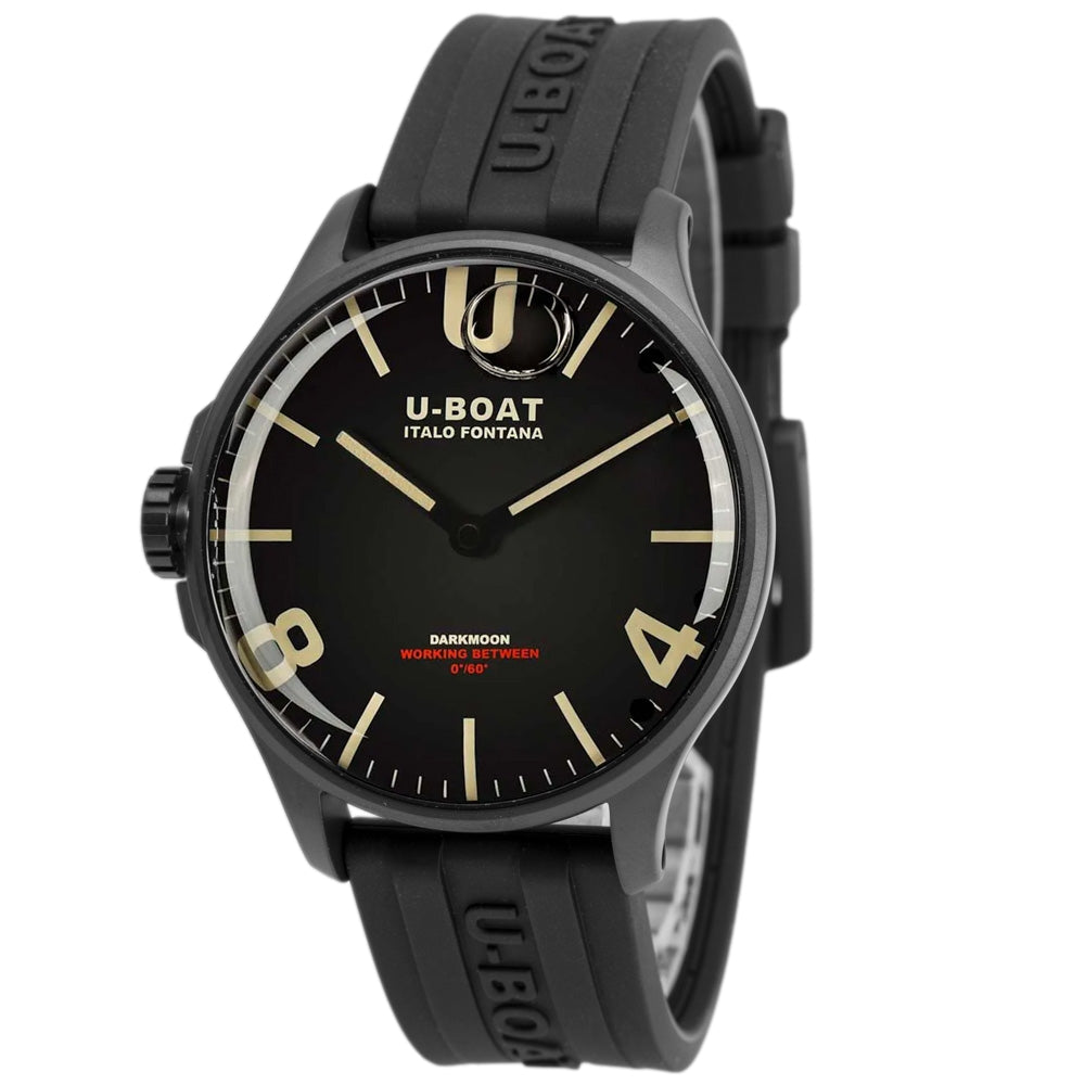 U-Boat Men's watch/Unisex 8464/C Darkmoon 44 mm Black IPB Quarzo