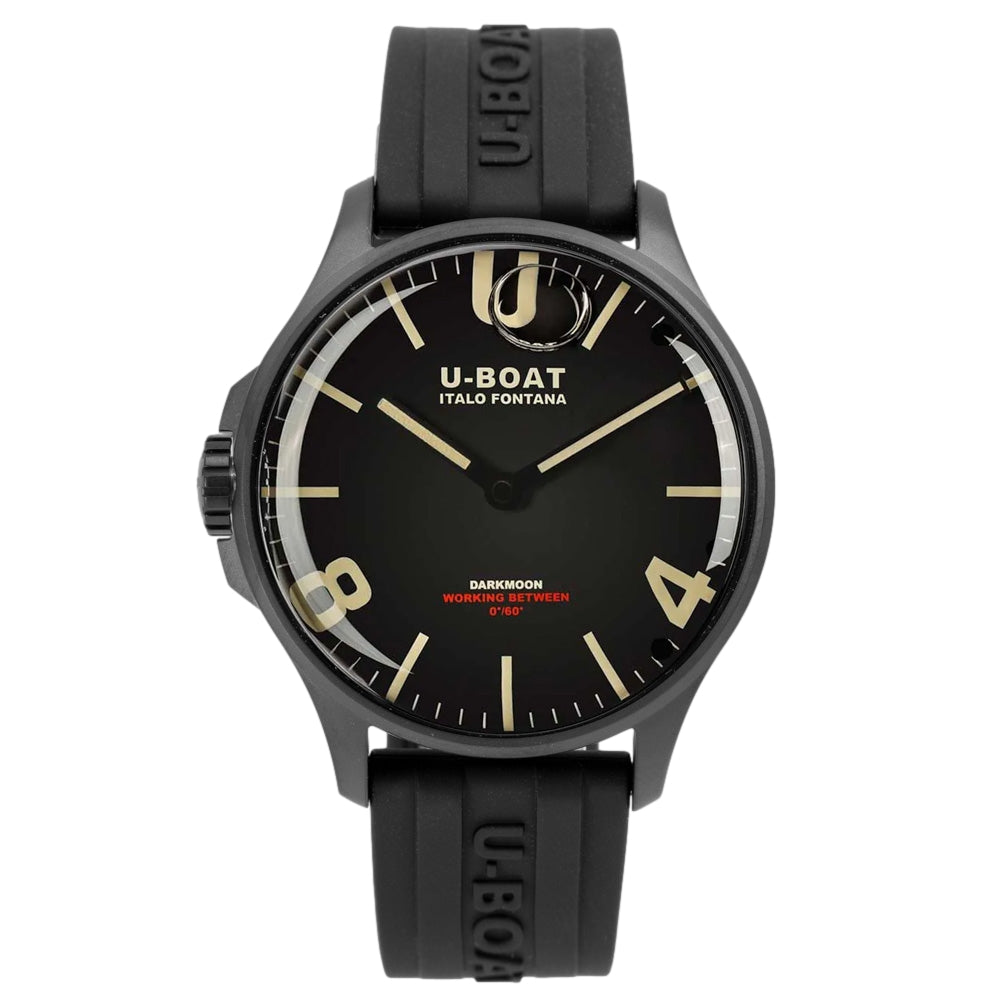 U-Boat Men's watch/Unisex 8464/C Darkmoon 44 mm Black IPB Quarzo