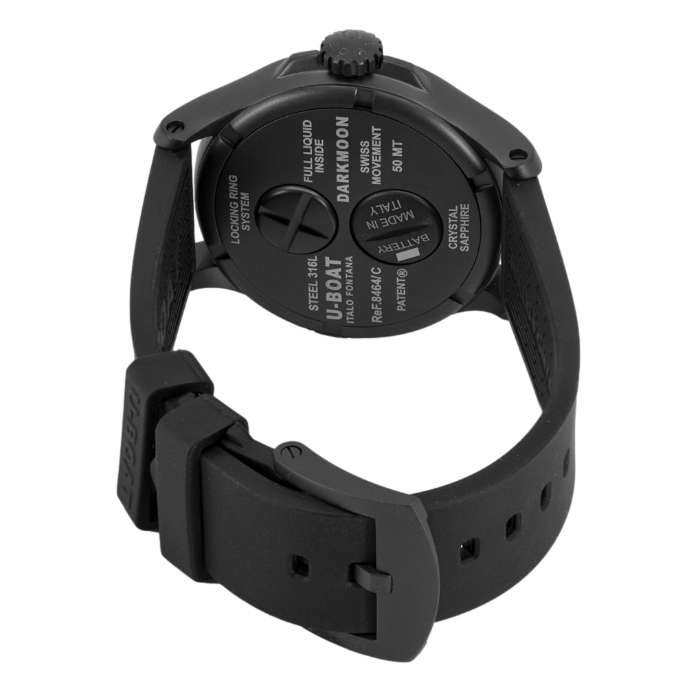 U-Boat Men's watch/Unisex 8464/C Darkmoon 44 mm Black IPB Quarzo