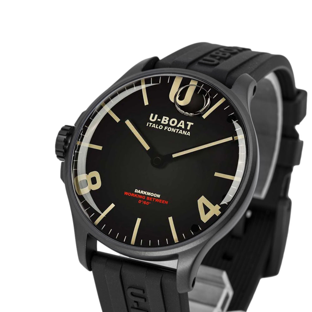 U-Boat Men's watch/Unisex 8464/C Darkmoon 44 mm Black IPB Quarzo