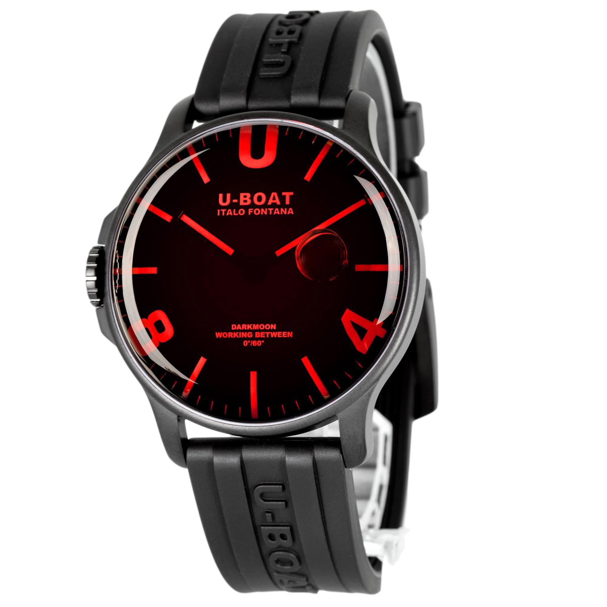 U-boat Men's 8466/C Darkmoon Red Dial Quartz