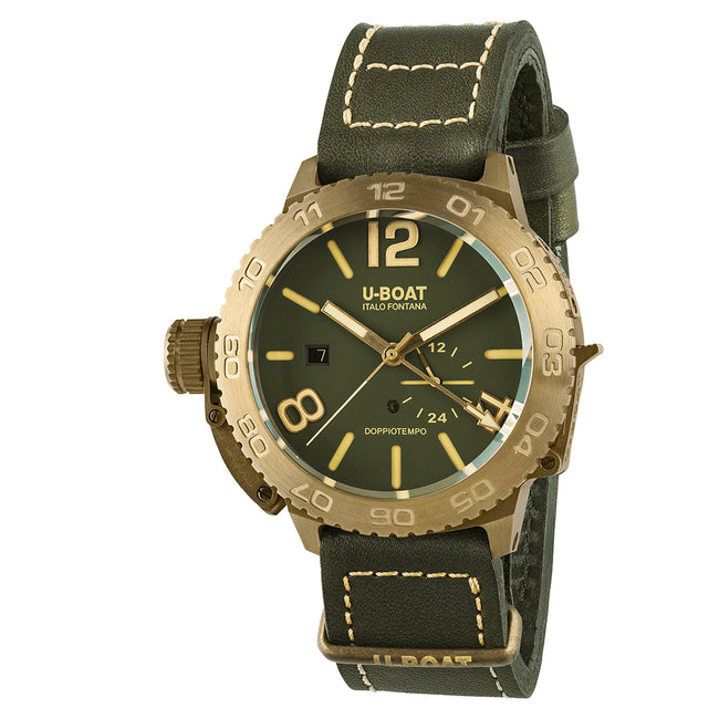 U-Boat Men's 9088 Doppiotempo 46mm Bronze GR Auto