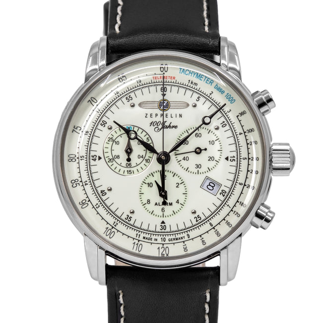 Zeppelin Men's 8680-3 100 Years Zeppelin Quartz Chronograph