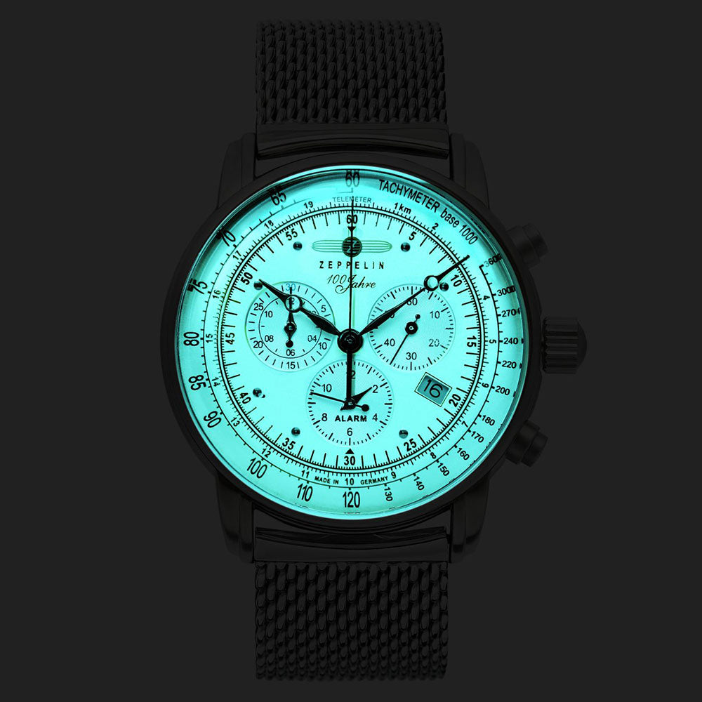 Zeppelin 86803 100 Years of Zeppelin Luminous Dial Quartz