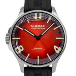 U-Boat Men's  8701/B Darkmoon 44 SS Red SS Soleil Quartz