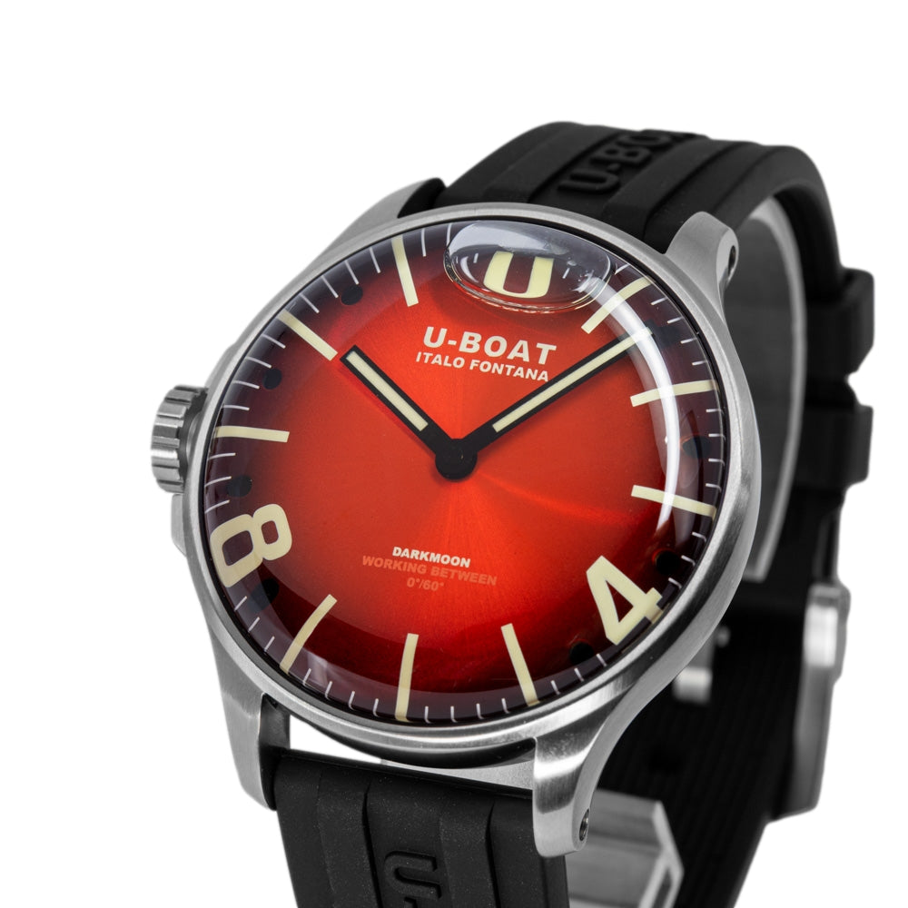 U-Boat Men's  8701/B Darkmoon 44 SS Red SS Soleil Quartz
