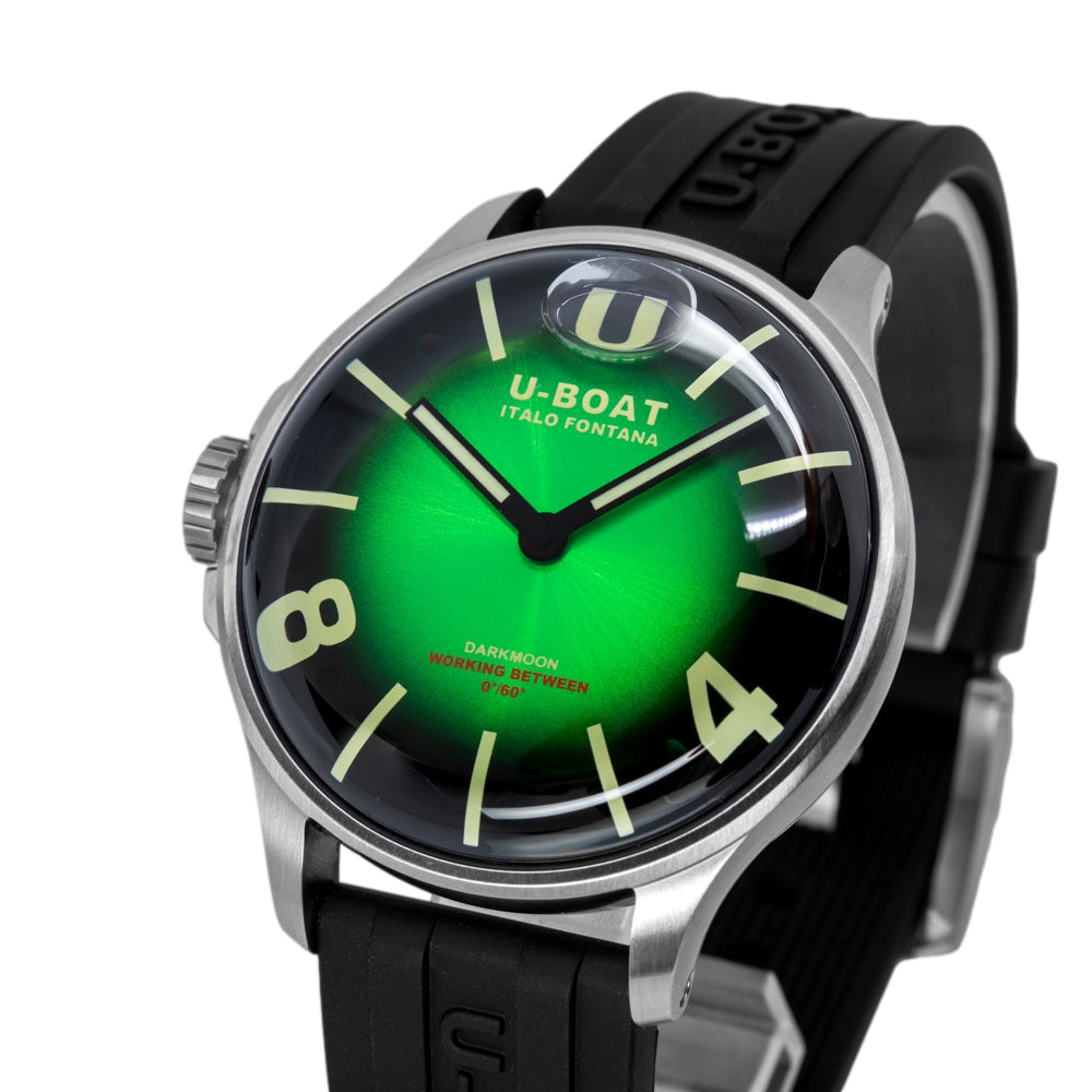 U-Boat Men's 8702/D Darkmoon 44MM Green SS SOLEIL Watch