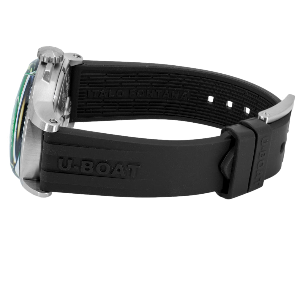 U-Boat Men's 8702/D Darkmoon 44MM Green SS SOLEIL Watch