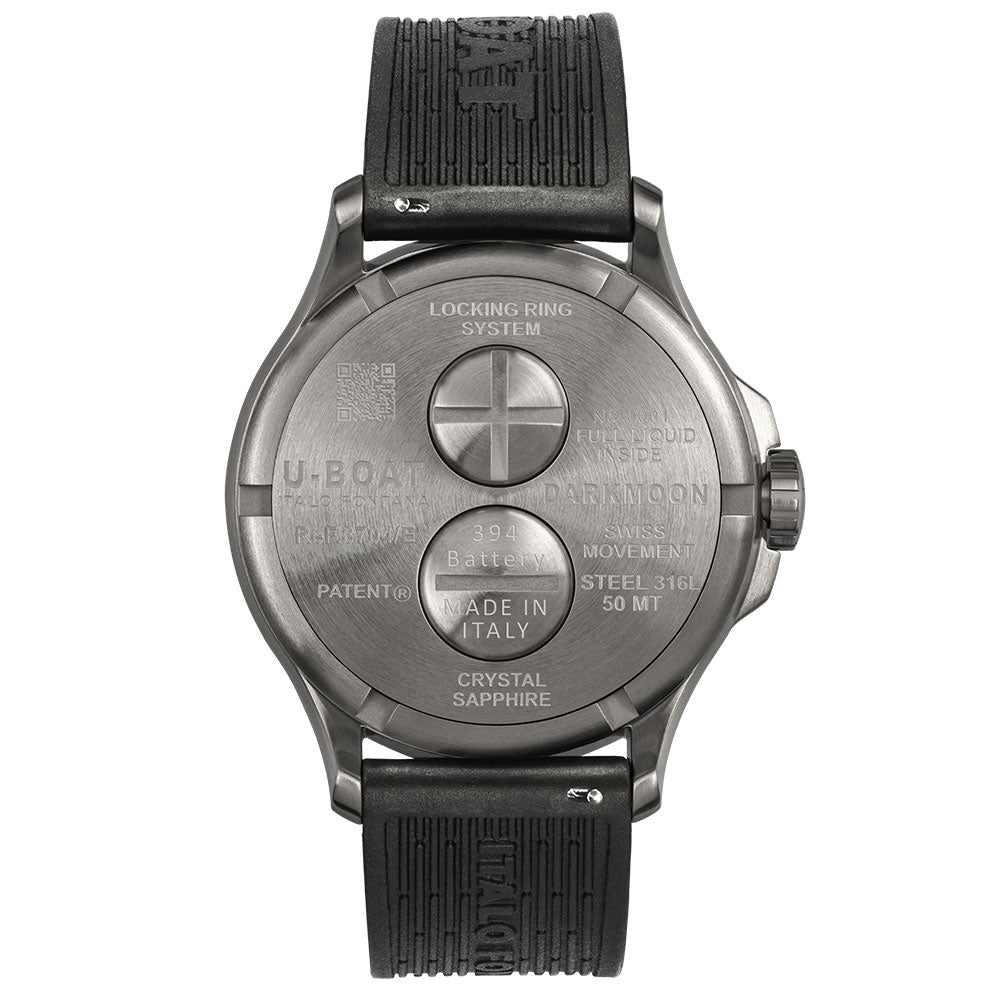 U-Boat Men's 8704/E Darkmoon Blue SS Soleil 46.5mm Quartz