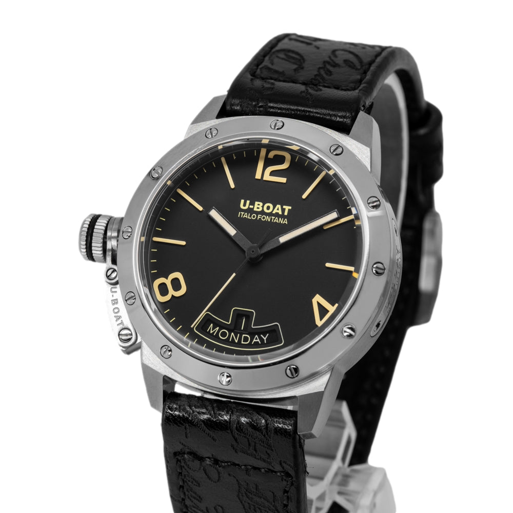 U-Boat 8890 Classico 40mm Vintage Screw Bezel