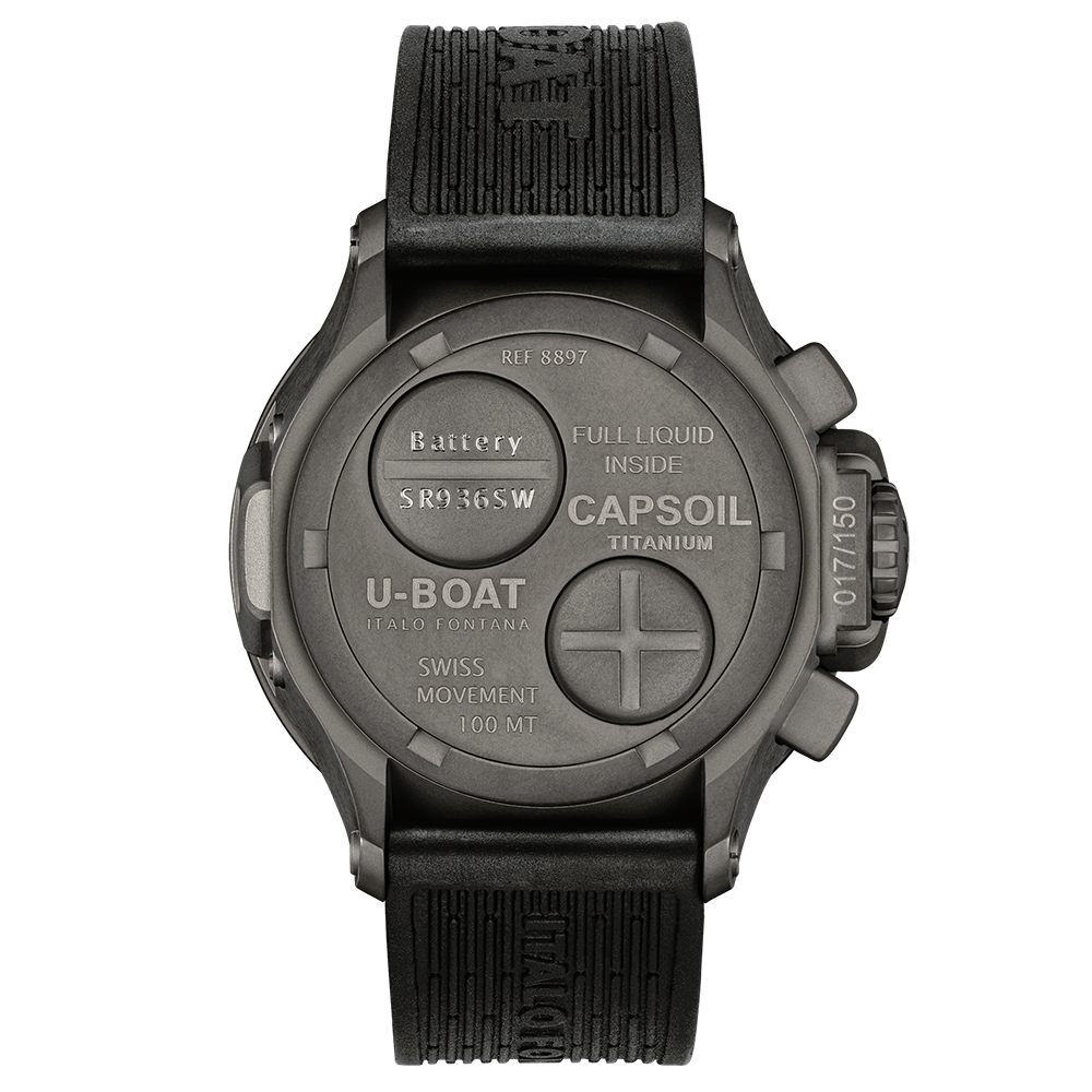 8897-U-Boat Men's 8897 Capsoil Titanio 45mm Limited Edition