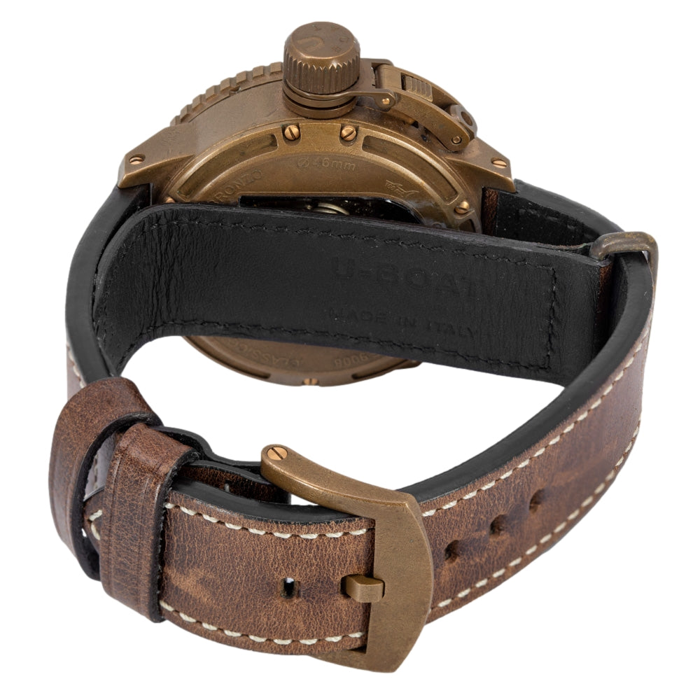 U-Boat Herrenuhr 9009 Deppiotempo Bronze