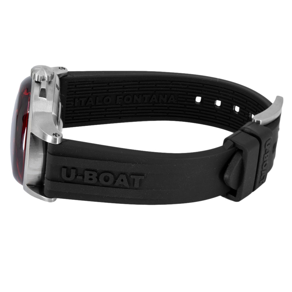 U-Boat 9305 Darkmoon 40 mm SS Red Glass