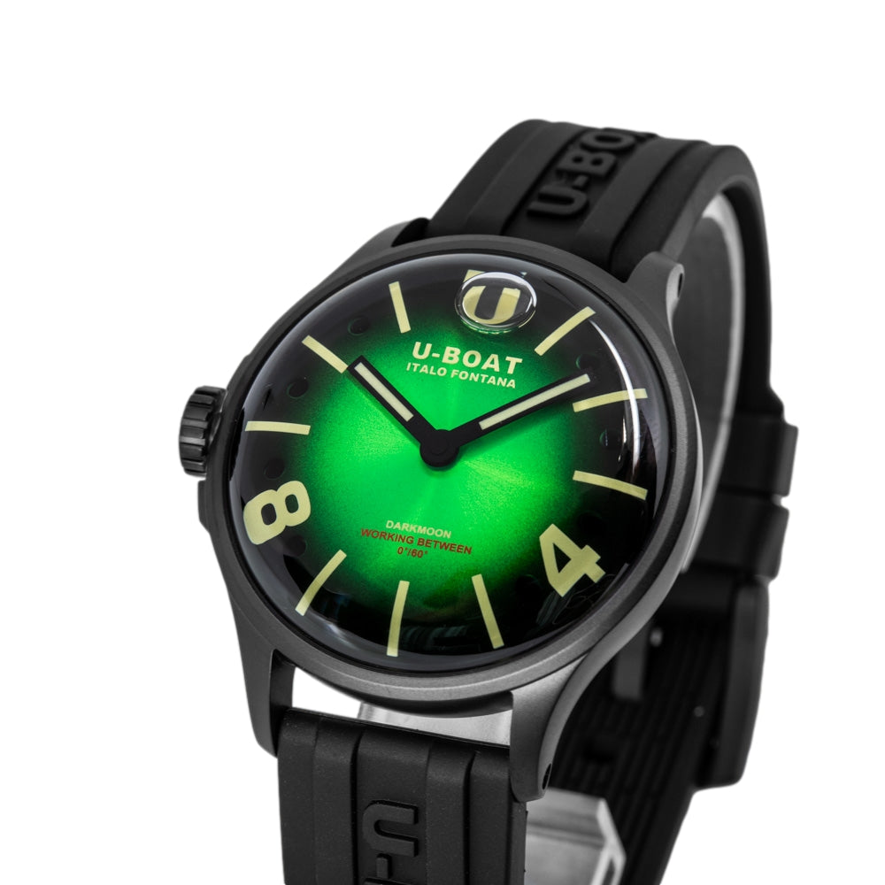 U-Boat 9503/A Darkmoon 40 mm Green PVD Soleil Quartz