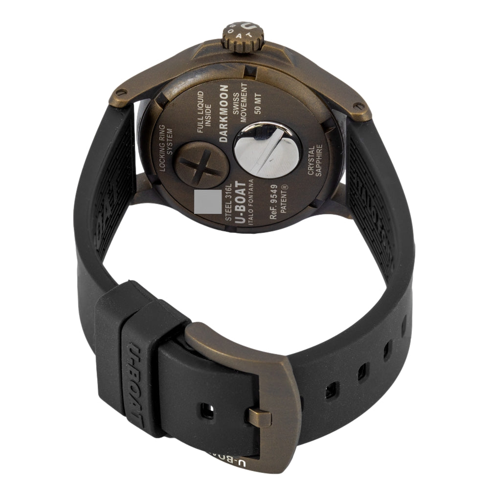 U-Boat Men's 9549 Darkmoon 40 mm Bronze Curved Dial Watch