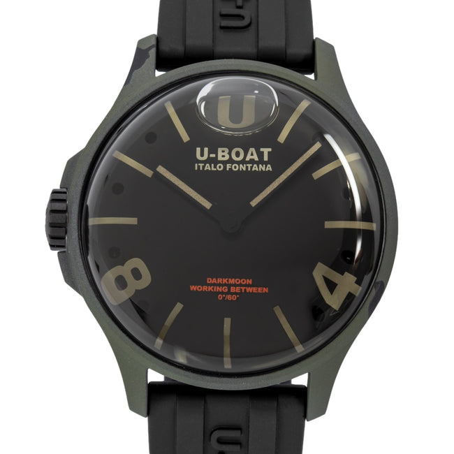 U-Boat Men's 9553 Darkmoon 44 m Camouflage Curved Dial Watch