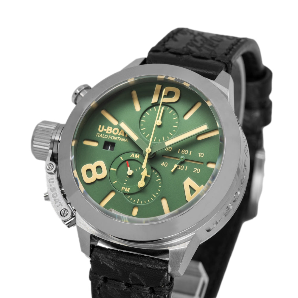 U-Boat Men's 9581 Classico Tungsten 45 Green Dial Auto