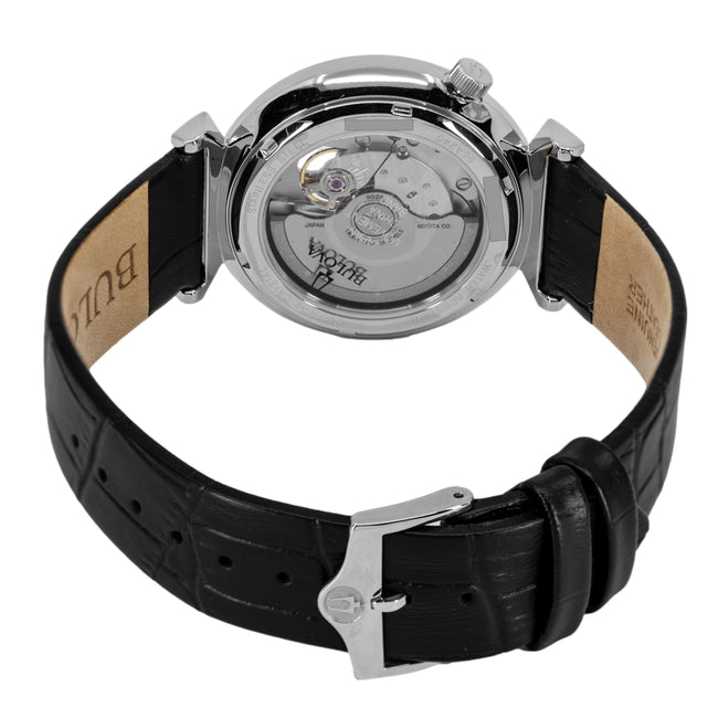 Bulova Herrenuhr 96A240 Klassisches Silbernes Zifferblatt